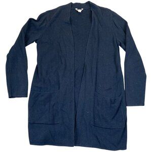 J.Jill Women's Cardigan Sweater Size XS Open Front Knit Long Sleeve Pockets Casu